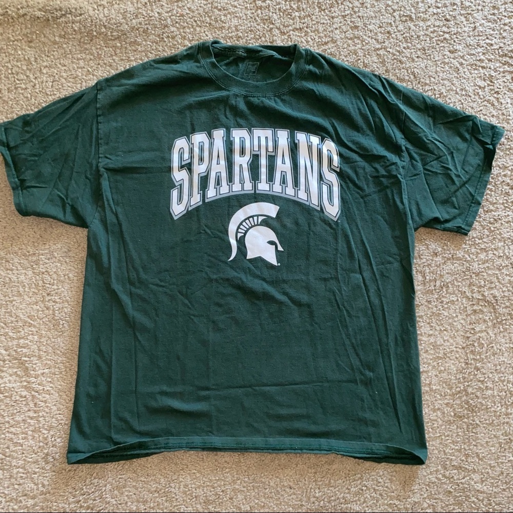Men’s Michigan State Spartans Collegiate Logo Short Sleeve T-shirt Size XL